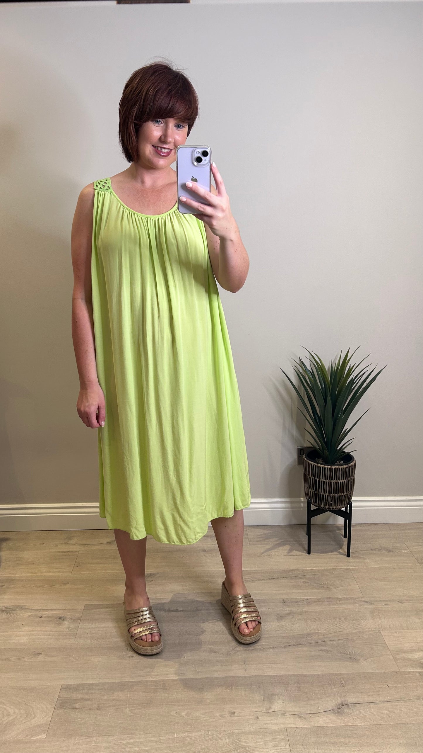 Sundance Dress- Lime