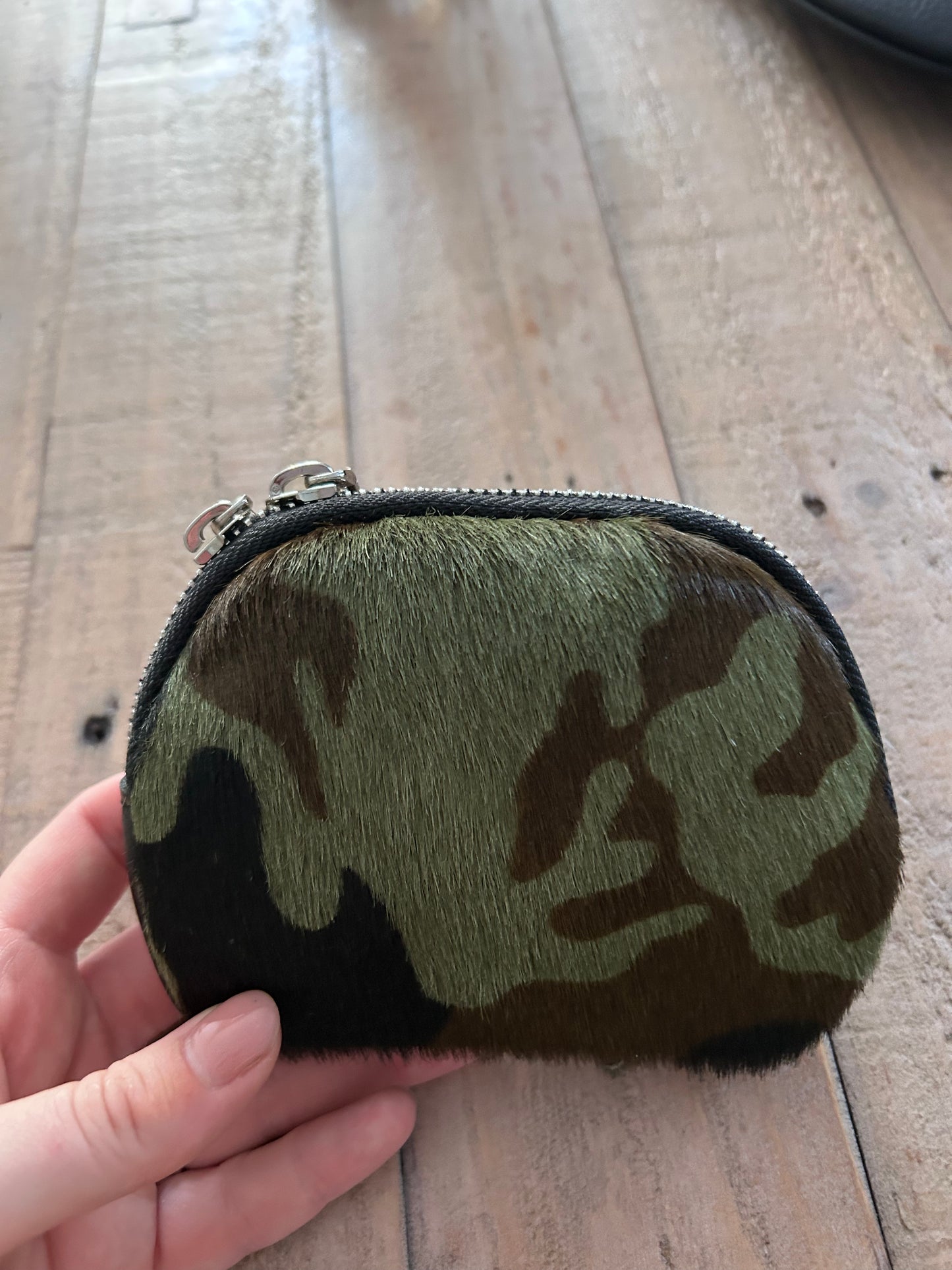 Leather Animal Print Purse