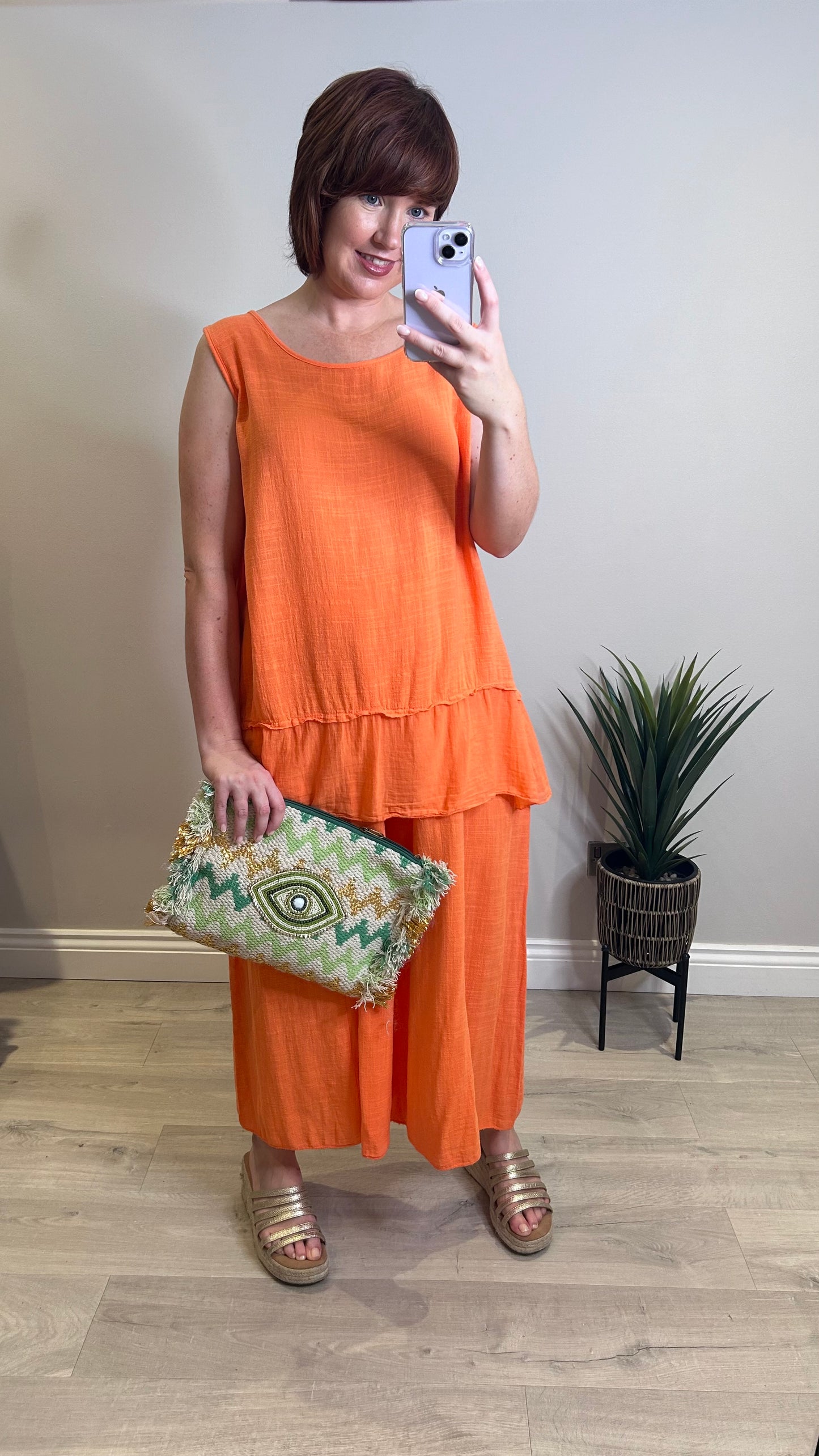 Bodrum 2 Piece Set- Orange