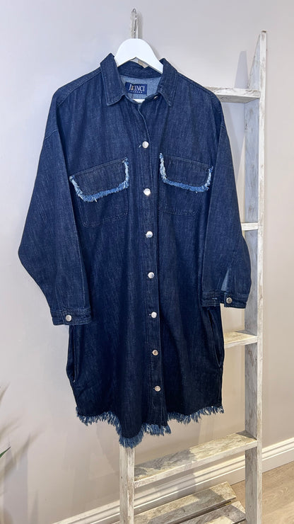 Oversized Classic Denim Shirt Jacket