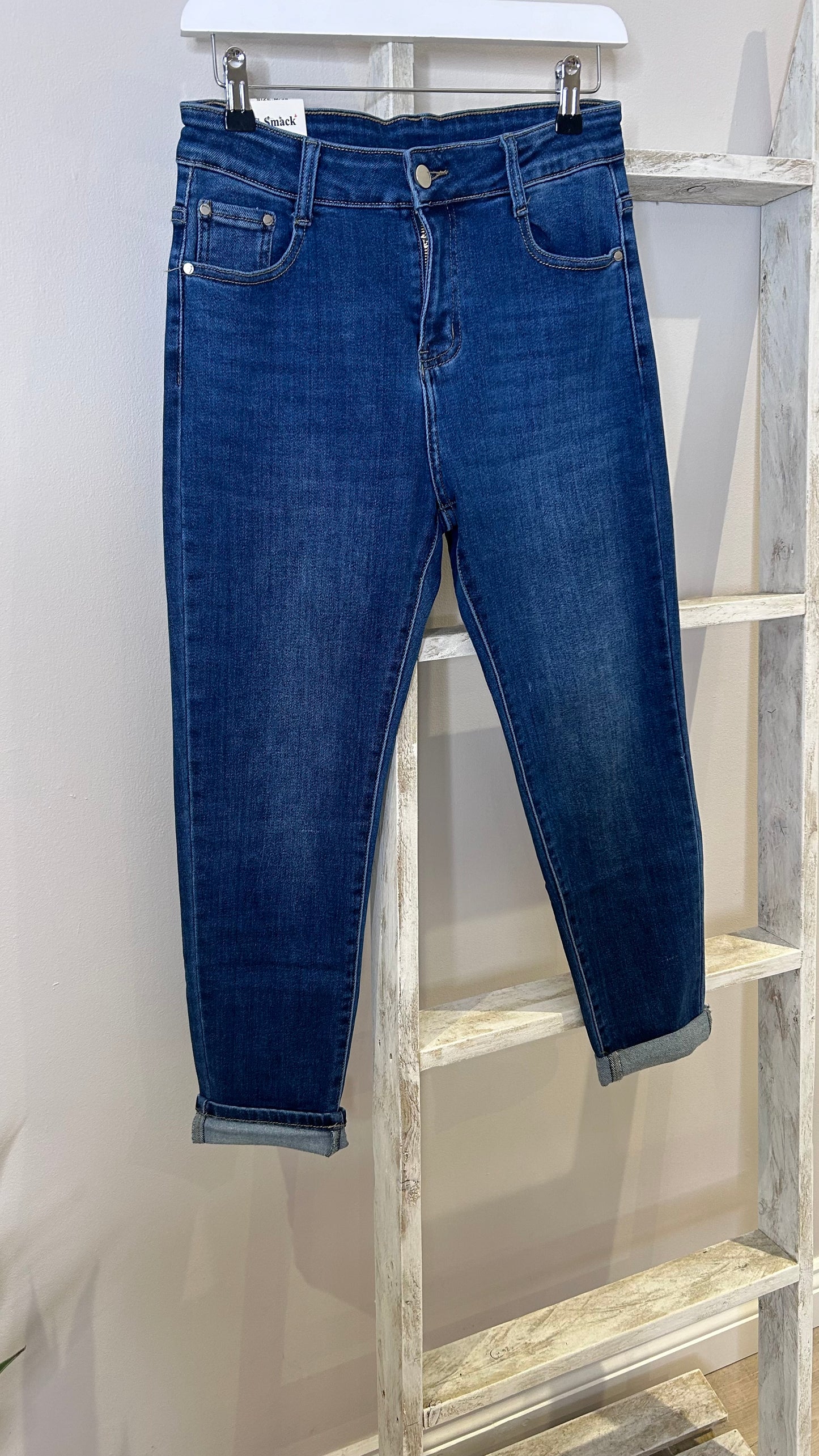 G-Smack Classic Denim Mom Jeans