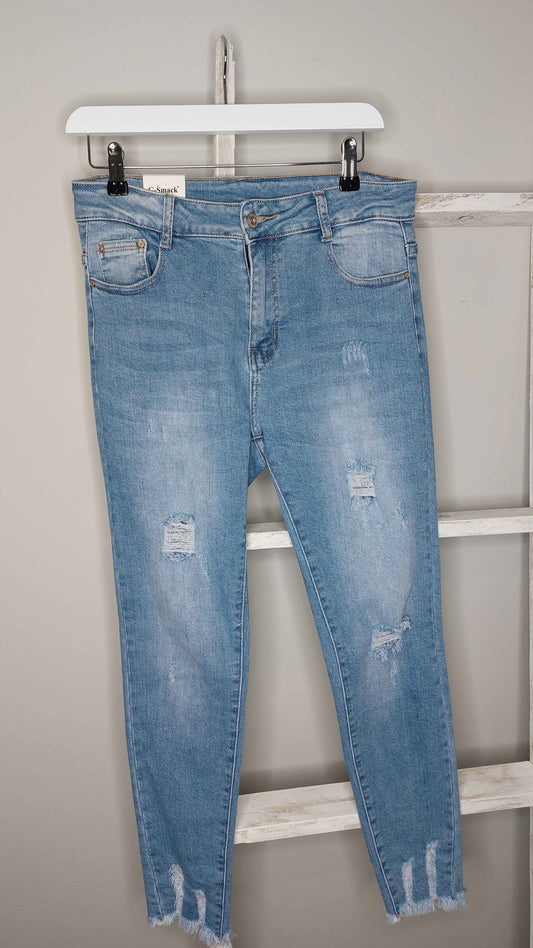 G-smack ripped stretchy Jeans size 10